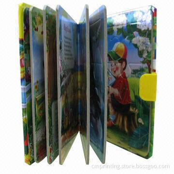 Board Book Printing, 2*400gsm C1S, with Puzzle, Full-color